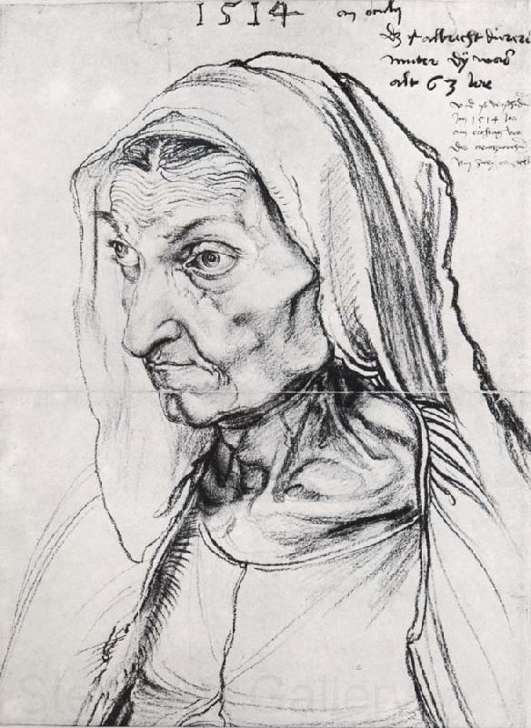 Albrecht Durer Durer-s Mother Barbara,Nee Holper France oil painting art